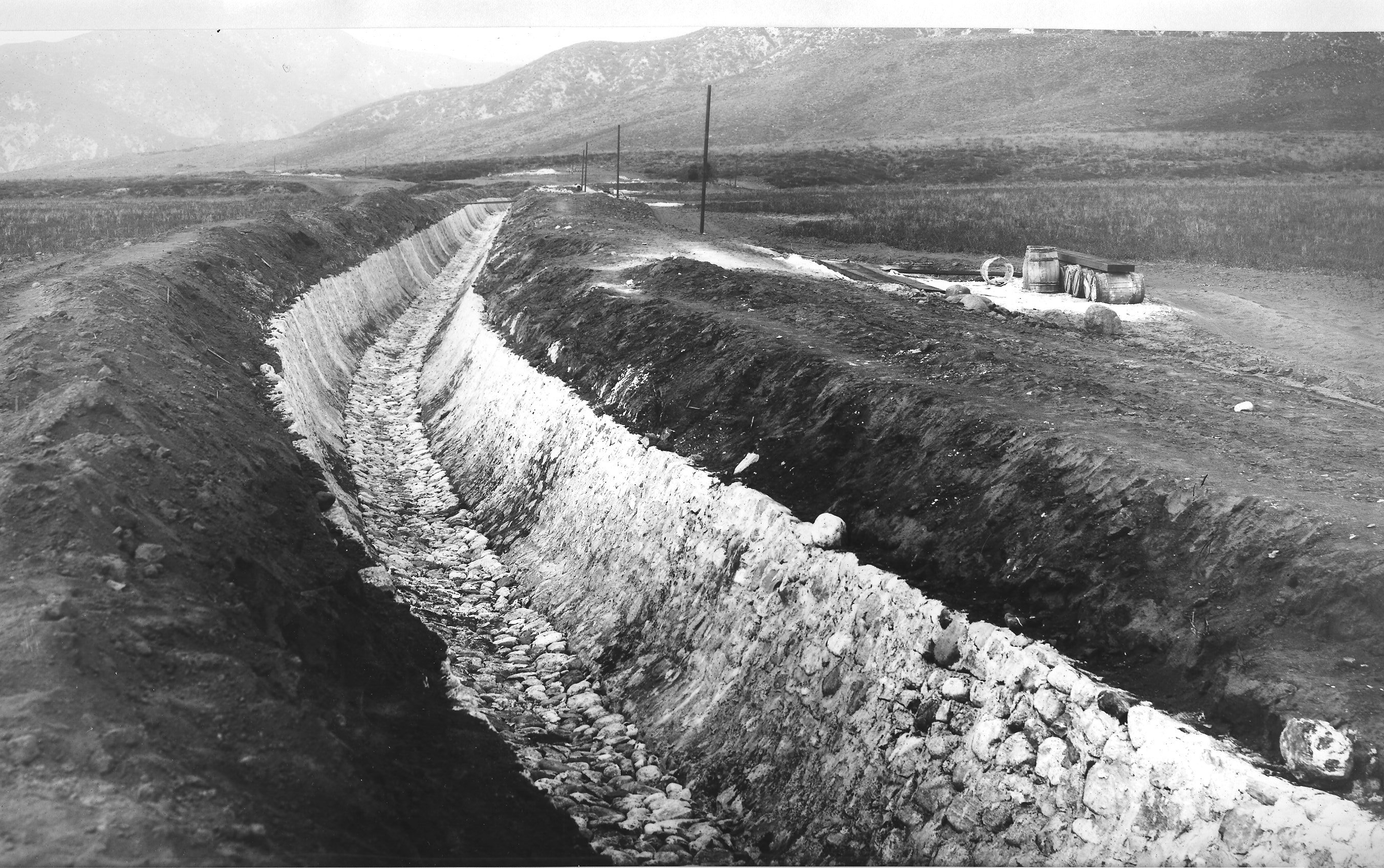 The site of Big Bear Dam